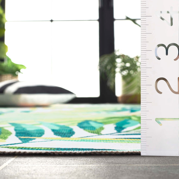 Safavieh Malibu 845a Ivory / Green Ivory ,Green Polyester Mbu845a-6r