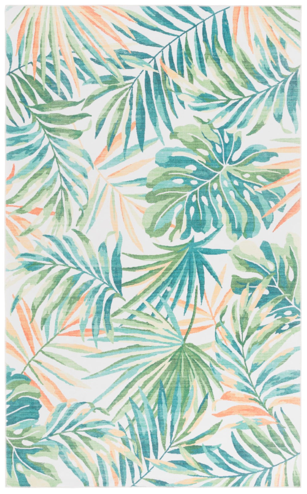 Safavieh Malibu 845a Ivory / Green Ivory ,Green Polyester Mbu845a-6r