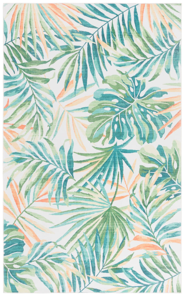 Safavieh Malibu 845a Ivory / Green Ivory ,Green Polyester Mbu845a-6r