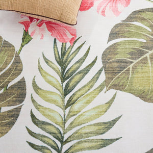 Safavieh Malibu Botanical Runner Rug Tropical Foliage Ivory Blush Washable Low Pile Hallway MBU850A-28