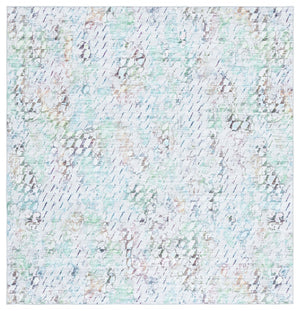 Safavieh Malibu 913 MBU913 Power Loomed Transitional Rug Grey / Green MBU913F-6SQ