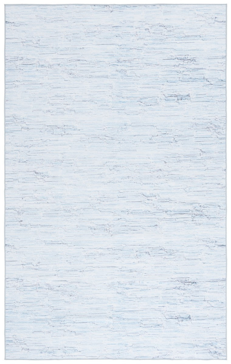 Safavieh Malibu 914 MBU914 Power Loomed Transitional Rug Grey / Turquoise MBU914F-9