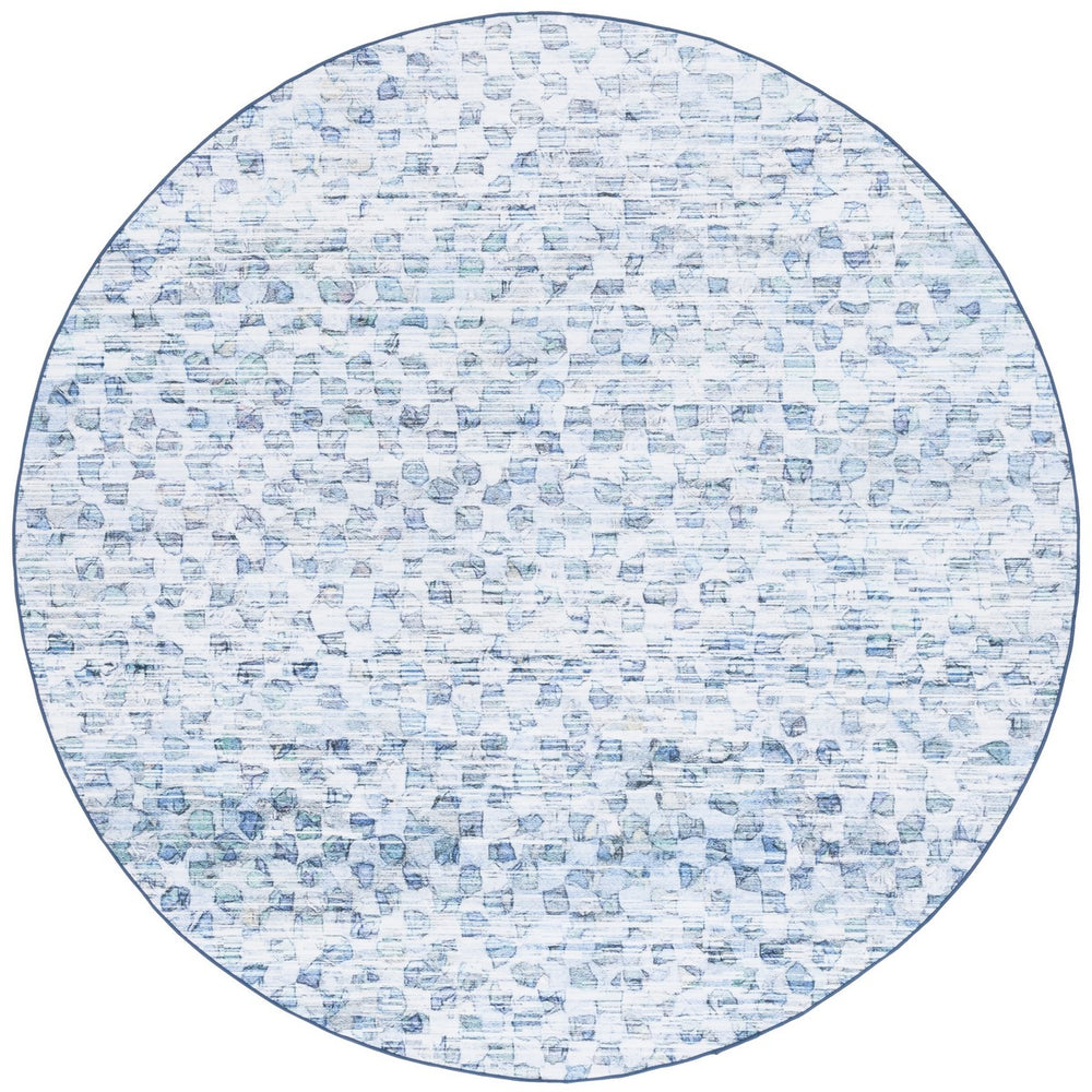 Safavieh Malibu 917 MBU917 Power Loomed Transitional Rug Grey / Aqua MBU917F-9