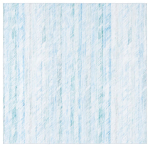 Safavieh Malibu 919 MBU919 Power Loomed Transitional Rug Grey / Aqua MBU919B-8