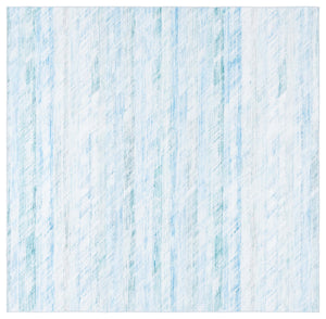 Safavieh Malibu 919 MBU919 Power Loomed Transitional Rug Grey / Aqua MBU919B-6SQ