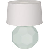 Robert Abbey Matte Celadon Franklin Accent Lamp Matte Celadon Glazed Ceramic Oyster Linen Shade