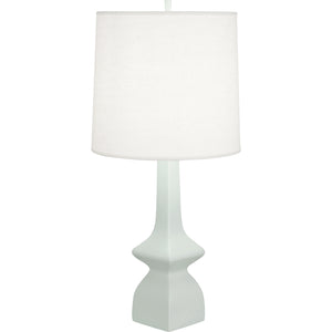 Robert Abbey Matte Celadon Jasmine Table Lamp MATTE CELADON GLAZED CERAMIC Oyster Linen Shade