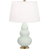 Matte Celadon Small Triple Gourd Accent Lamp