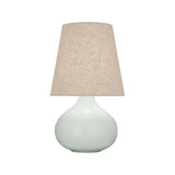 Robert Abbey Matte Celadon June Accent Lamp Matte Celadon Glazed Ceramic Buff Linen Shade