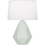 Matte Celadon Delta Table Lamp