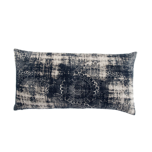 Jaipur Living Jaipur Living Holi Cotton Lumbar Cover Suzani Medallion Boho Indigo Pillow PLC102248