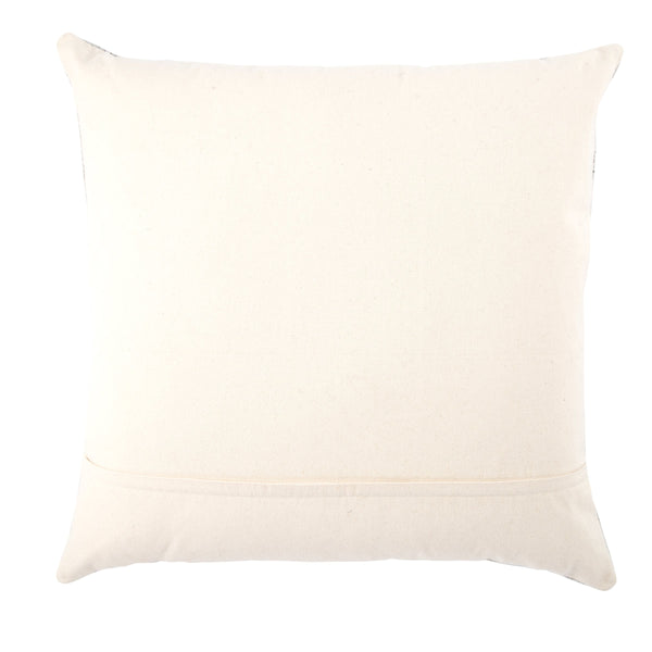Jaipur Living Jaipur Living Heathered Viscose Wool Floor Pillow Cover for Bohemian Reading Nooks Light Gray PLC102250