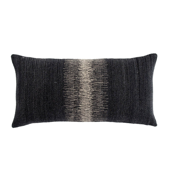 Jaipur Living Jaipur Living Aravalli Embroidered Wool Lumbar Pillow Ombre Bohemian Sofa Accent Down PLW103350