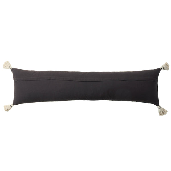 Jaipur Living Jaipur Living Striped Cotton Wool Lumbar Cover with Tassel Corners for Sofa or Bench PLC102590