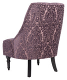 Safavieh Amondi Tufted Armless Club Chair Purple / Peach MCR1001A