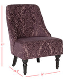 Safavieh Amondi Tufted Armless Club Chair Purple / Peach MCR1001A