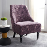 Safavieh Amondi Tufted Armless Club Chair Purple / Peach MCR1001A