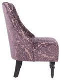 Safavieh Amondi Tufted Armless Club Chair Purple / Peach MCR1001A