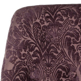 Safavieh Amondi Tufted Armless Club Chair Purple / Peach MCR1001A