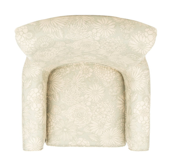 Safavieh Hazina Club Chair – Elegant Cotton-Linen Accent Chair With Classic Roll-Arm Design For Any Space Espresso MCR1002B