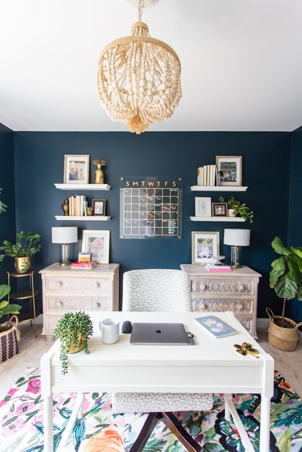 Safavieh Scarlet Desk Chair - Glamorous Leopard Print Upholstered Office Chair With Rolling Espresso Base Grey MCR1028A