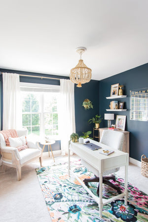 Safavieh Scarlet Desk Chair - Glamorous Leopard Print Upholstered Office Chair With Rolling Espresso Base Grey MCR1028A