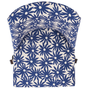 Safavieh Scarlet Desk Chair - Glamorous Leopard Print Upholstered Office Chair With Rolling Espresso Base Navy Flower MCR1028F