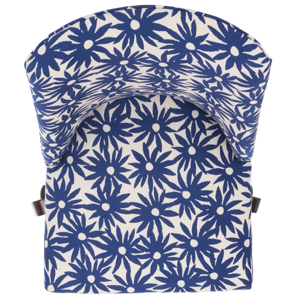 Safavieh Scarlet Desk Chair - Glamorous Leopard Print Upholstered Office Chair With Rolling Espresso Base Navy Flower MCR1028F