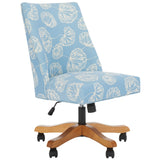 Safavieh Scarlet Desk Chair XII23 White / Blue Kcchs/Creme MCR1028G