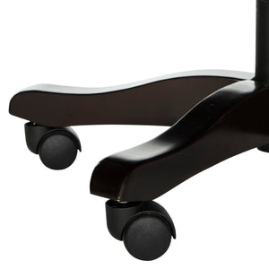 Safavieh Soho Tufted Swivel Desk Chair - Elegant Mid-Century Modern Design With Comfortable Ergonomic Support Creme MCR1030A