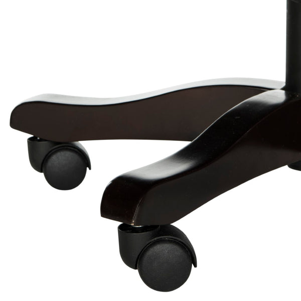 Safavieh Soho Tufted Swivel Desk Chair - Elegant Mid-Century Modern Design With Comfortable Ergonomic Support Creme MCR1030A