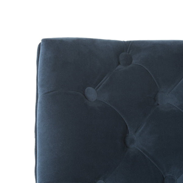 Safavieh Soho Tufted Velvet Swivel Desk Chair - Chic Contemporary Design For Stylish Home Workspaces Navy Velvet MCR1030C
