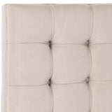 Safavieh Lamar Taupe Tufted Headboard Taupe MCR4021A