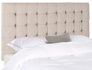 Safavieh Lamar Taupe Tufted Headboard Taupe MCR4021A