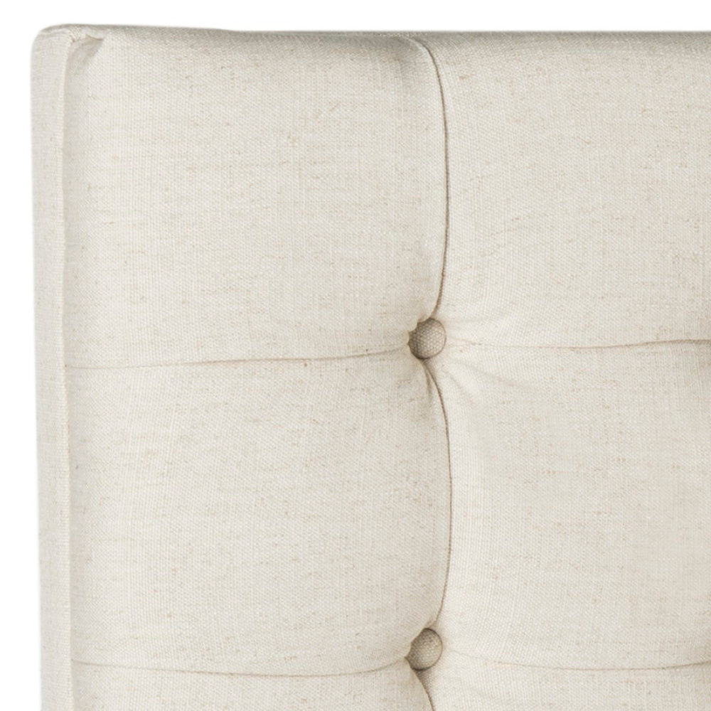 Safavieh LAMAR King Headboard in Wheat - Elegant Upholstered Design for Modern & Classic Bedroom Styles MCR4021G