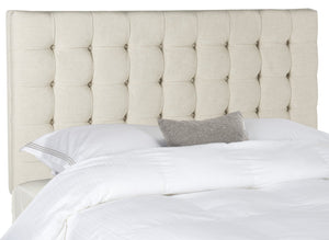 Safavieh LAMAR King Headboard in Wheat - Elegant Upholstered Design for Modern & Classic Bedroom Styles MCR4021G