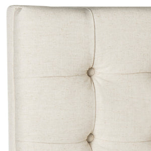 Safavieh LAMAR King Headboard in Wheat - Elegant Upholstered Design for Modern & Classic Bedroom Styles MCR4021G