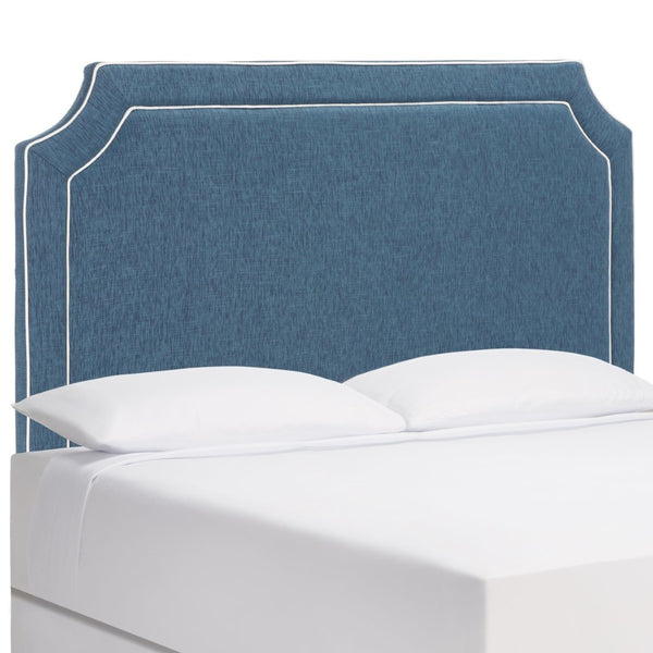 Safavieh DANE Twin Headboard in Navy & White - Stylish Upholstered Design for Modern Teen & Guest Rooms MCR4032C