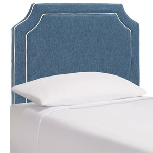 Safavieh DANE Twin Headboard in Navy & White - Stylish Upholstered Design for Modern Teen & Guest Rooms MCR4032C