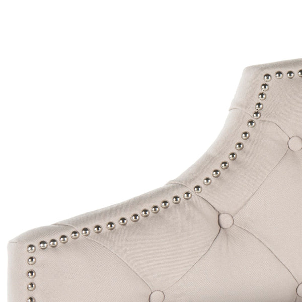 Safavieh AREBELLE Queen Headboard in Taupe - Elegant Linen Upholstered Design for Modern & Traditional Rooms MCR4036A