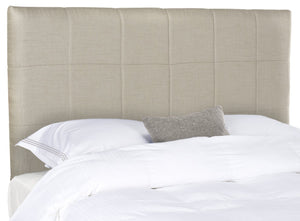 Safavieh Quincy Queen Headboard - Elegant Modern Design For A Chic Bedroom Sanctuary And Timeless Style Oyster Grey  Mcr4044a-q