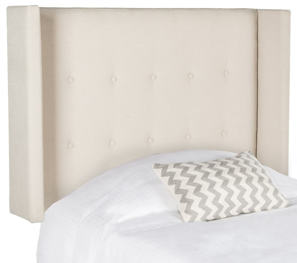 Safavieh Damon Twin Headboard – Elevate Your Bedroom Style With Elegant Design And Timeless Neutral Finish Oyster  Mcr4046a-t