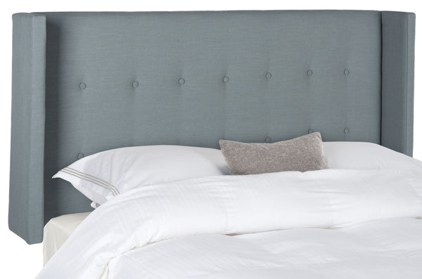 Safavieh Damon Twin Headboard – Elevate Your Bedroom Style With Elegant Design And Timeless Neutral Finish Blue  Mcr4046c-f