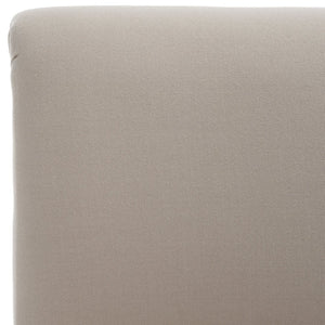 Safavieh Ivy Feminine Vanity Chair - Elegant Upholstered Seating For Dressing Areas, Bedrooms & Bathrooms Taupe MCR4200A