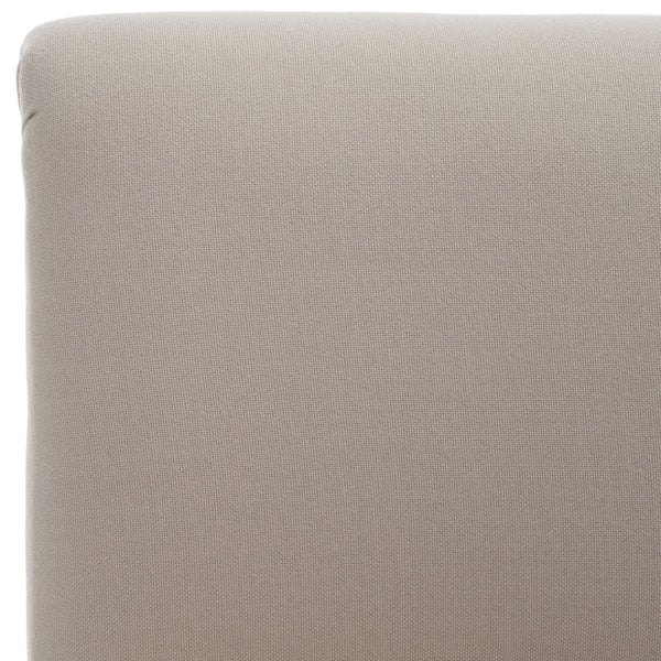 Safavieh Ivy Feminine Vanity Chair - Elegant Upholstered Seating For Dressing Areas, Bedrooms & Bathrooms Taupe MCR4200A