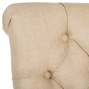 Safavieh Allie Vanity Chair - Chic Designer-Inspired Accent Chair With Classic Romance & Modern Comfort Wheat MCR4201B