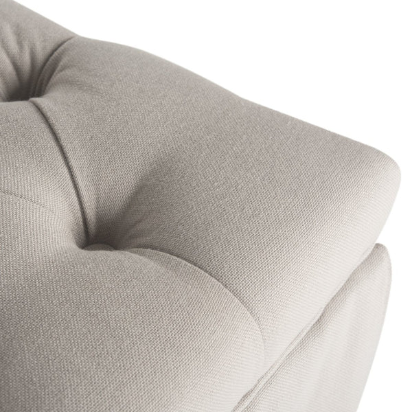 Safavieh Betsy Designer Vanity Chair - Elegant Taupe Upholstered Accent For Bedroom & Bath Comfort And Style MCR4202A