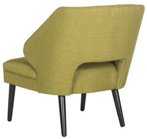 Safavieh Duffy Chair - Scandinavian-Inspired Accent With Sweet Pea Green Upholstery For Modern Comfort & Style MCR4205A