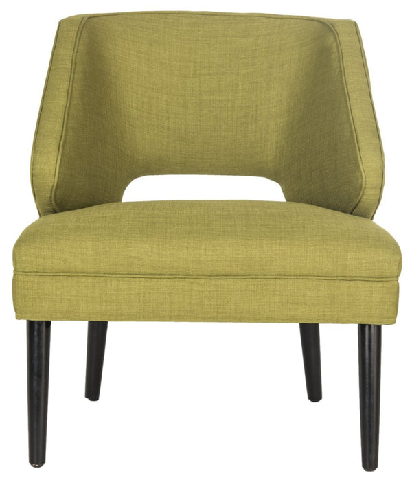 Safavieh Duffy Chair - Scandinavian-Inspired Accent With Sweet Pea Green Upholstery For Modern Comfort & Style MCR4205A