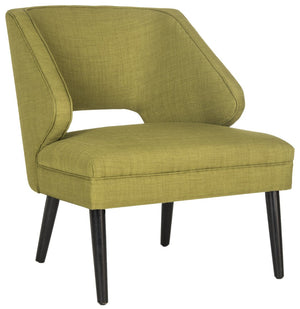 Safavieh Duffy Chair - Scandinavian-Inspired Accent With Sweet Pea Green Upholstery For Modern Comfort & Style MCR4205A